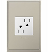 15a Wht Tamp Res Outlet