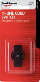 Brn In Line Cord Switch
