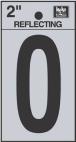 2"blk Adh Viny Letter O