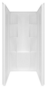36x36 Wht Shwr Wall Set