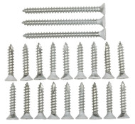 Wht Dr Hinge Screws
