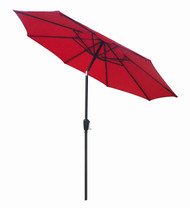 Fs 9' Red Stl Umbrella