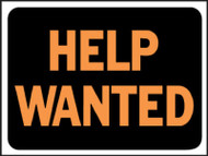 9x12 Help Wanted Sign