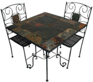 4pc 30" Slate Table Set