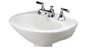 Wht Lav Ped Basin