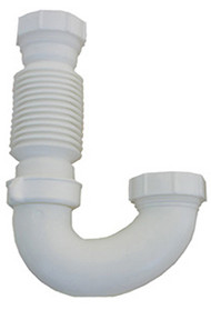 1-1/2"wht Flex J Bend