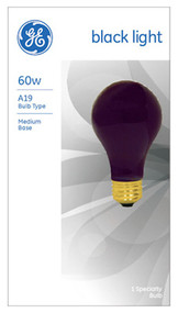 Ge 60w Blk Lgt Bulb