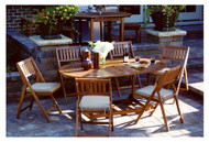 7pcwd Oval Table Set