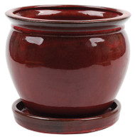12"red Wisteria Planter