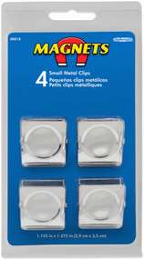 4pc Sm Mtl Sq Magn Clip