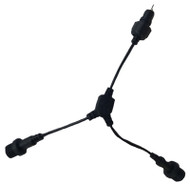 Dura Blk Cable Splitter