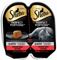 Sheba 2.6oz Beef Food