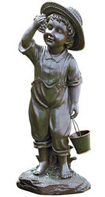 Fs 7x6x18.5 Boy Statue