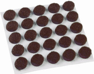 75pk3/8brn Rnd Felt Pad