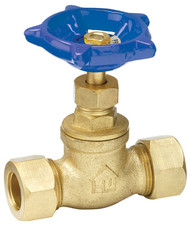 3/4" Cmp Brs Stop Valve