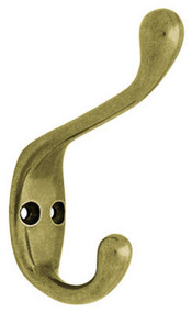 3" Ab Hd Coat/hat Hook