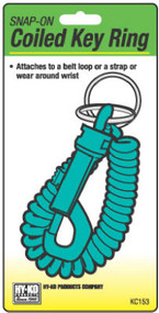 Coiled Key Ring/snap