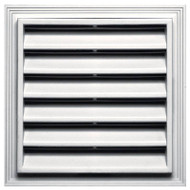 12x12 Sq Wht Gable Vent