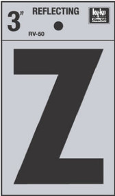 3" Refl Vinyl Letter Z