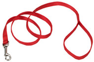 5/8x6 Red Nyl Leash