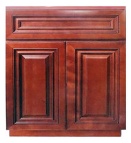 30" Cherry 2dr Cabinet