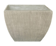 16" Gry Texture Planter