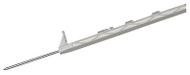 63" Wht Step Poly Post