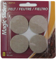8pk 1-1/2 Oat Felt Pad