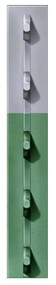 1.33x8 Grn Stud T Post
