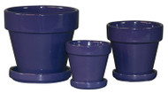 4.5"purp Std Pot/saucer