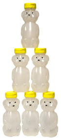 6pk 8oz Cute Honey Bear