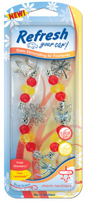 Straw/lem Char Necklace