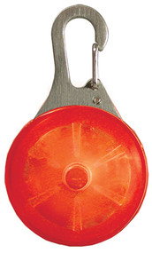 Red Spot Lit Flashlight