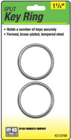 2pk1-1/4"brs Split Ring