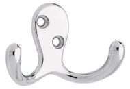 2pk Chr Dbl Robe Hook