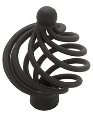 1-5/8" Blk Lg Wire Knob