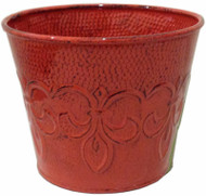 Fleur 6" Red Planter