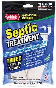 3ct 4.5oz Septic Packet