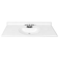 49"wht Marbl Vanity Top