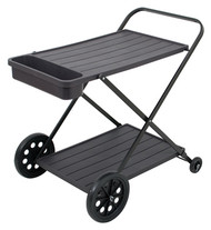 2shelf Fld Serving Cart