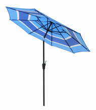 Fs 9' Blu Stl Umbrella