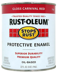 Qt Red Enal Gls Paint