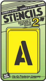 2"numb/lett Stencil Set