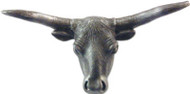 Pewter L Horn Cab Knob