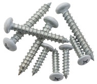 4pk 1.5" Wht Mnt Screw