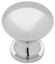 1-1/8" Chr Rnd Knob