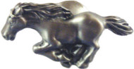 Pewter R Stallion Knob