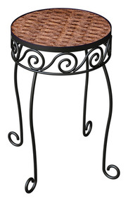 11.5" Brn Plant Stand