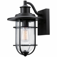 1lgt Blk Wall Sconce