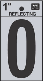 1" Blk Refl Number 0